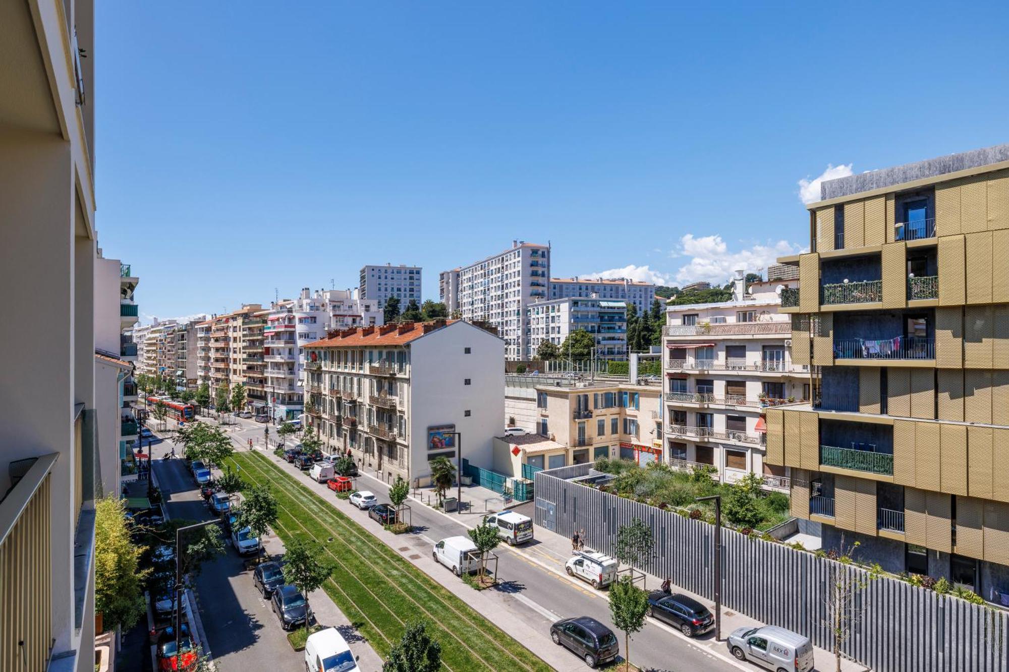 Elegant Studio Avec Terrasse Proche Mer Tramway Nice Exterior photo
