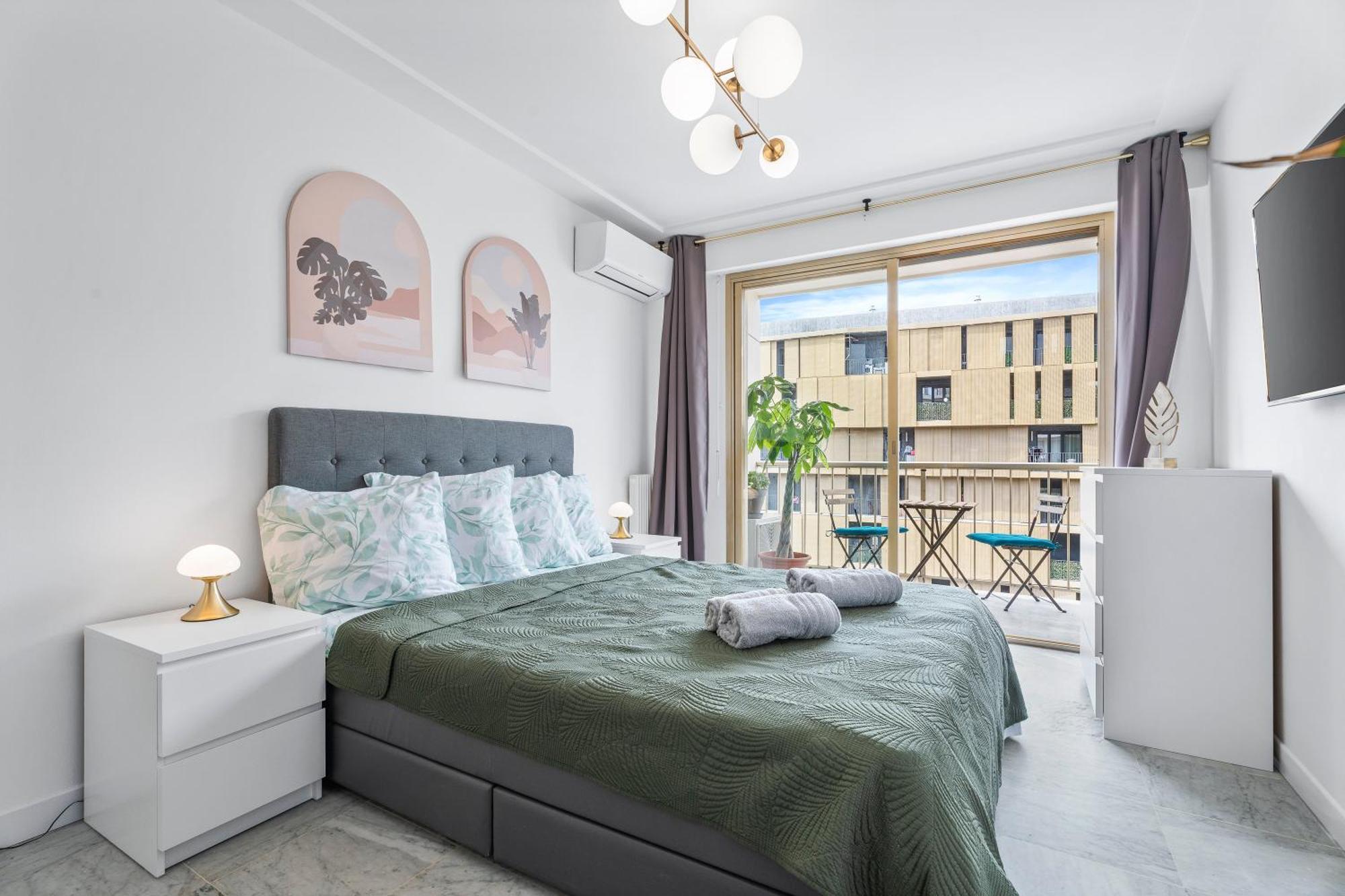 Elegant Studio Avec Terrasse Proche Mer Tramway Nice Exterior photo