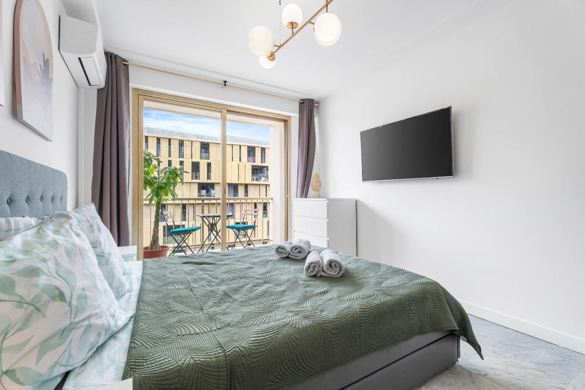 Elegant Studio Avec Terrasse Proche Mer Tramway Nice Exterior photo